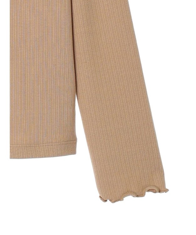 AMERICAN HOLIC 針抜きタートルプルオーバー Camel