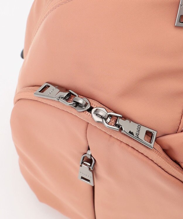 Y'SACCS 【Y’SACCS vous et】フロントファスナークロスボディバッグ ピンクベージュ