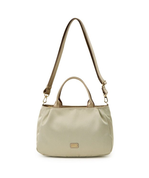 IBIZA プリード　ナイロン　2WAYバッグ アイボリー
