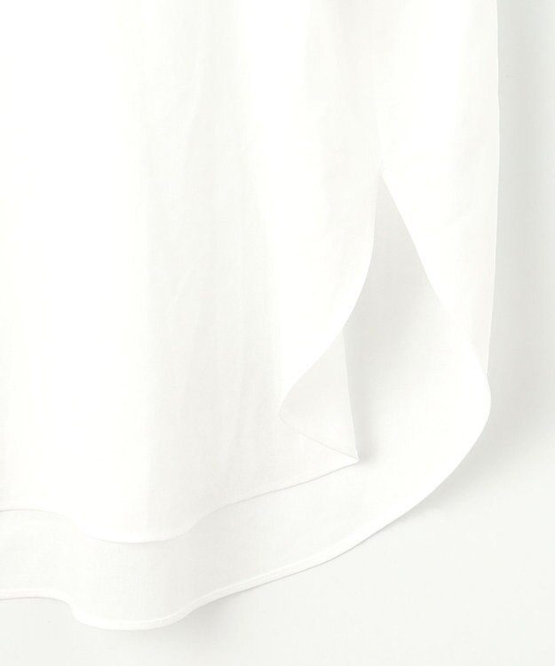 23区 【SACRA】シュリンクギャバジン ブラウス ホワイト系