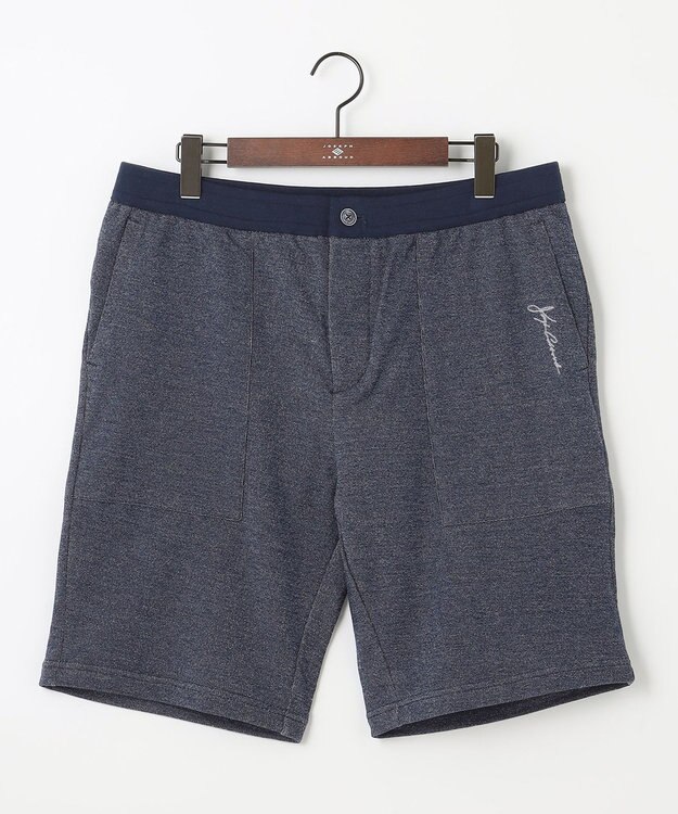JOSEPH ABBOUD MOUNTAIN 【SPACE／UNISEX】オーガニックコットン使用 ヴィンテージインレー ショートパンツ ネイビー系