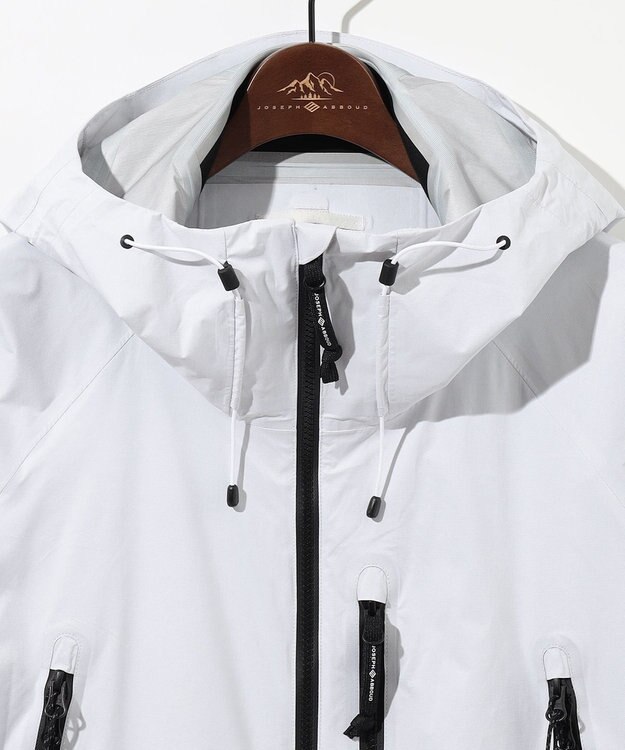 JOSEPH ABBOUD MOUNTAIN 【軽量/撥水/防風/透湿/ライナードッキング対応】ウルトラフライナイロン マウンテンシェルパーカー ホワイト系