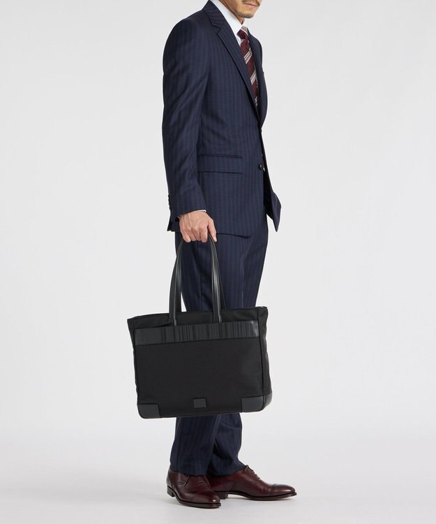 Paul Smith シャドーストライプ トートバッグ ブラック