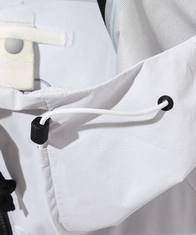 JOSEPH ABBOUD MOUNTAIN 【軽量/撥水/防風/透湿/ライナードッキング対応】ウルトラフライナイロン マウンテンシェルパーカー ホワイト系