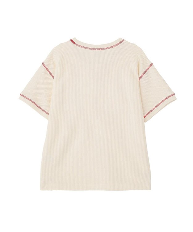 AMERICAN HOLIC 【RUSSELL】ワッフルガゼットTシャツ Ivory