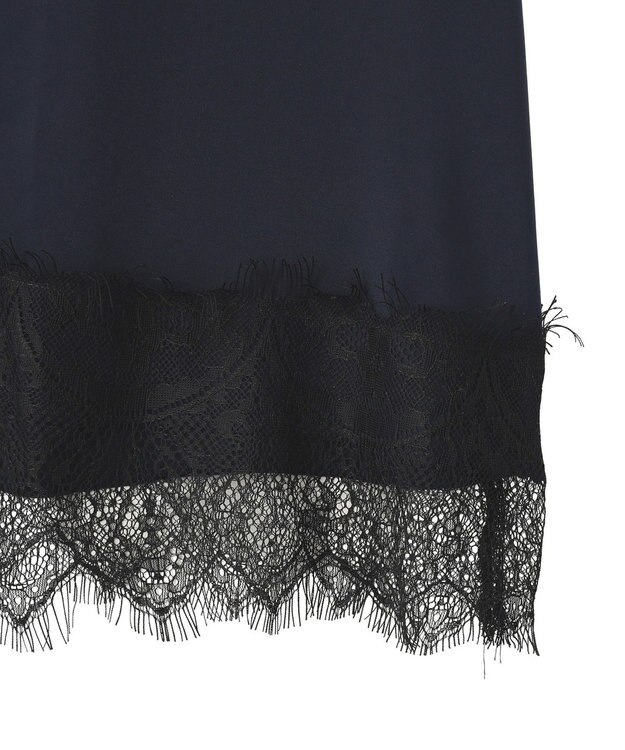 YECCA VECCA レースサテンキャミチュニック Ivory