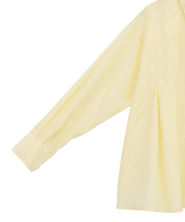 CRAFT STANDARD BOUTIQUE タイ付きタックシャツチュニック Light Yellow
