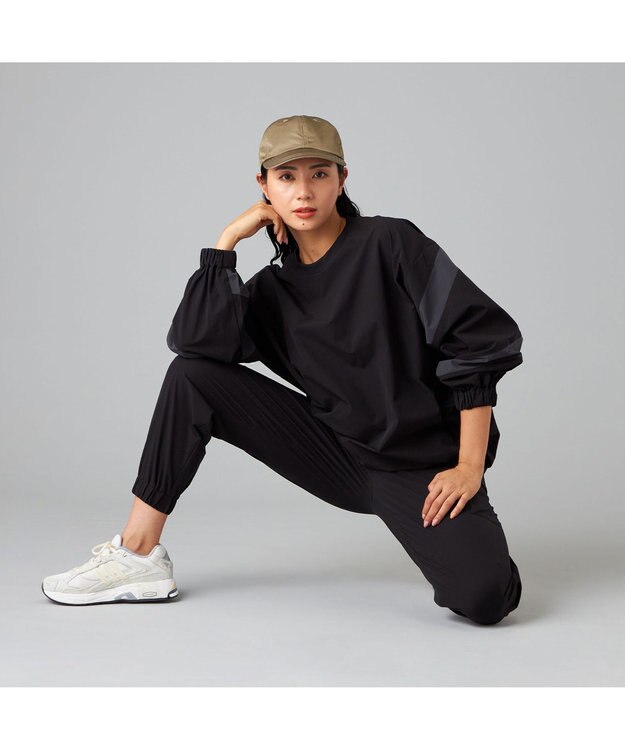 Chacott Chacott BALANCE ダンサーズタフタプルオーバー ブラック