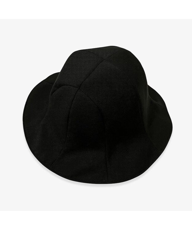 林八百吉商店 un chapeau  ジャガードチューリップハット ブラック