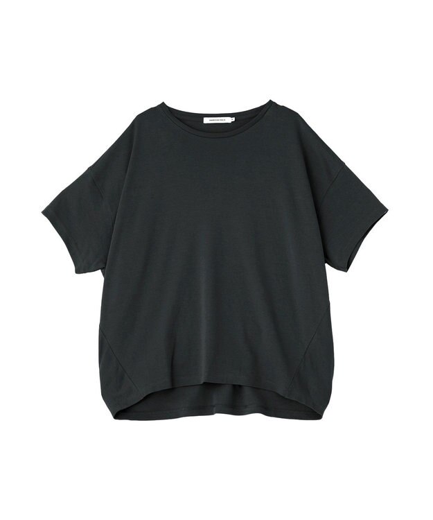 AMERICAN HOLIC 半袖コクーンカットプルオーバー Black