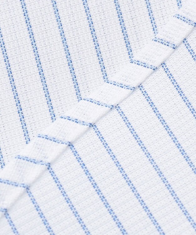 GOTAIRIKU 春夏向け【形態安定】SUMMERPREMIUMPLEATS_スナップダウン 半袖ドレスシャツ ネイビー系1