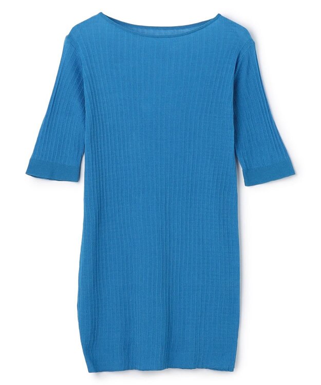 uncrave ランダムリブシアーニット トップス ロイヤルブルー