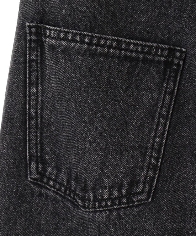 WEGO リボンストレートデニムパンツ ブラックその他