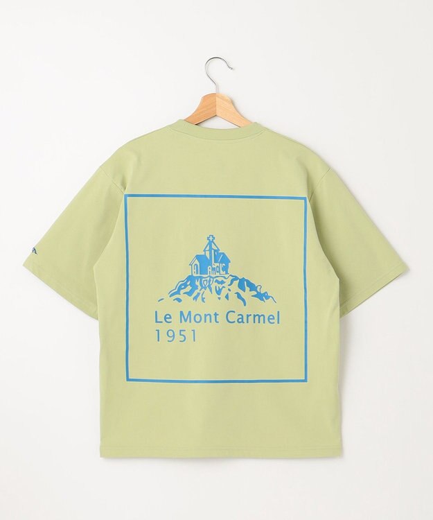 SHARE PARK LADIES 【UVカット・吸水速乾・ストレッチ・軽量 】バックプリントポケットTシャツ（S・Mサイズ） 黄緑系