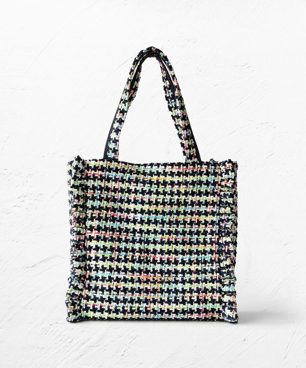 TOCCA 【再入荷！ヨンアさんコラボ】WAVES TOTE BAG トートバッグ マルチツイード系