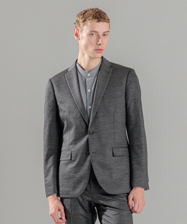 JOSEPH HOMME 新素材【抜群のストレッチ性/セットアップ対応可】スプリングウールジャージー ジャケット グレー系