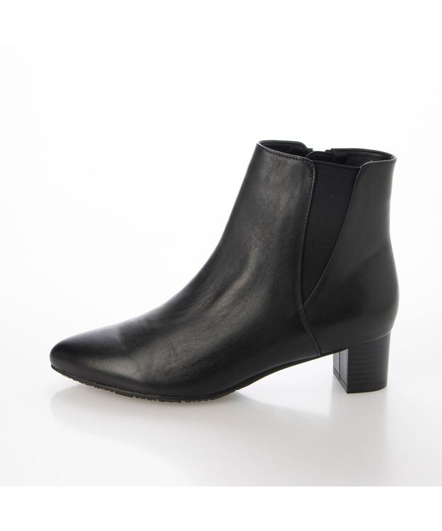 Riz raffinee <Riz raffinee>ポインテッドサイドゴアショートブーツ ブラック