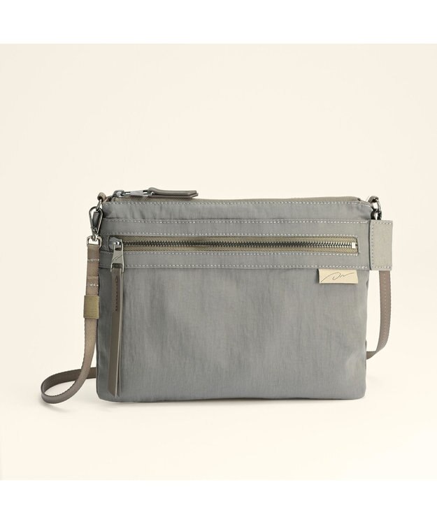 ACE BAGS & LUGGAGE W&.Day/Night キルッコ フラットショルダー 19141 ダブルアンドデイナイト ウォームグレー