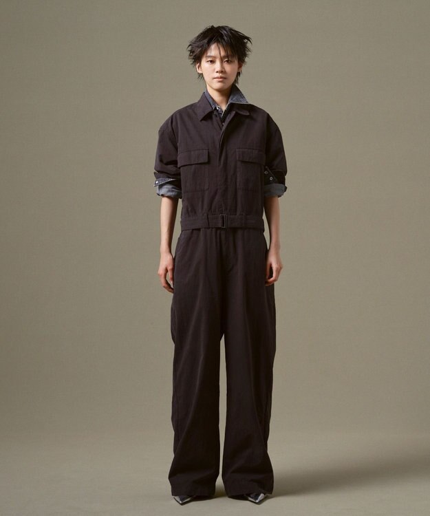 WEGO 【ユニセックス着用ITEM】ジャンプスーツ ブラック