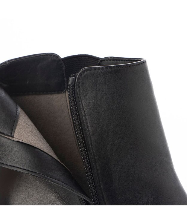 Riz raffinee <Riz raffinee>ポインテッドサイドゴアショートブーツ ブラック