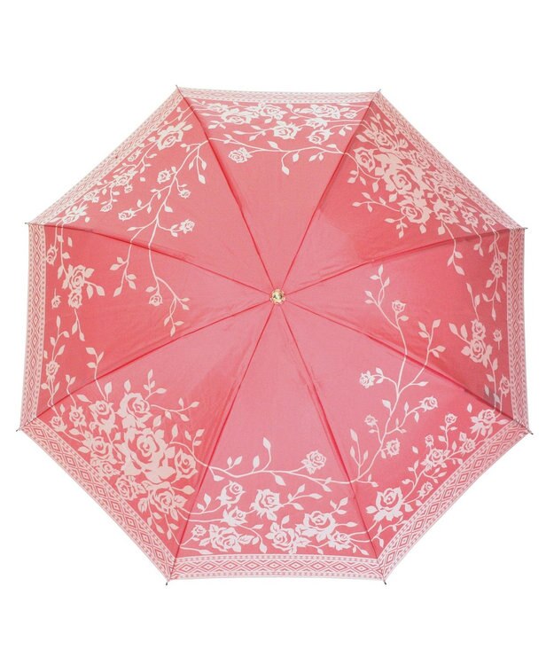 槇田商店 Kirie バラ フレンチレッド 折りたたみ傘 赤
