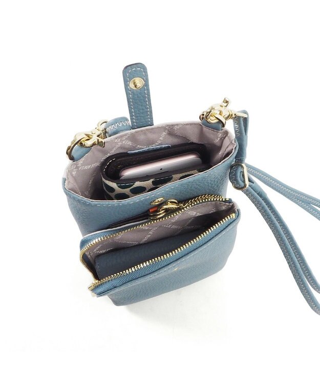 PELLE BORSA マイクロショルダー Reinette Goods レネットグッズ 4746 ブルーグレー