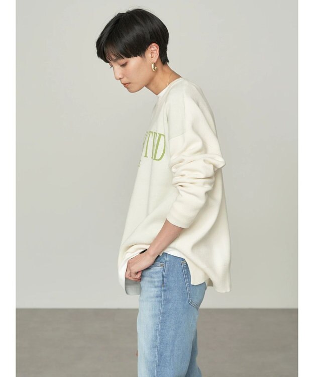 AMERICAN HOLIC ロゴニットプルオーバー Ivory