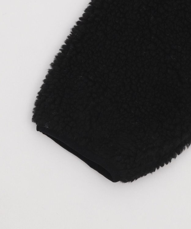 WEGO 【2025年秋冬新作アイテム/ユニセックス着用ITEM/SMLサイズ展開】ボアブルゾン ブラック