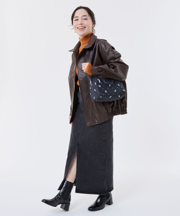 LeSportsac EVERYDAY SM SATCHEL/フローラルラティスEMB フローラルラティスEMB