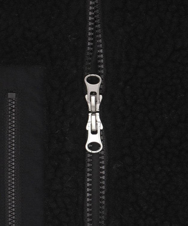 WEGO 【2025年秋冬新作アイテム/ユニセックス着用ITEM/SMLサイズ展開】ボアブルゾン ブラック