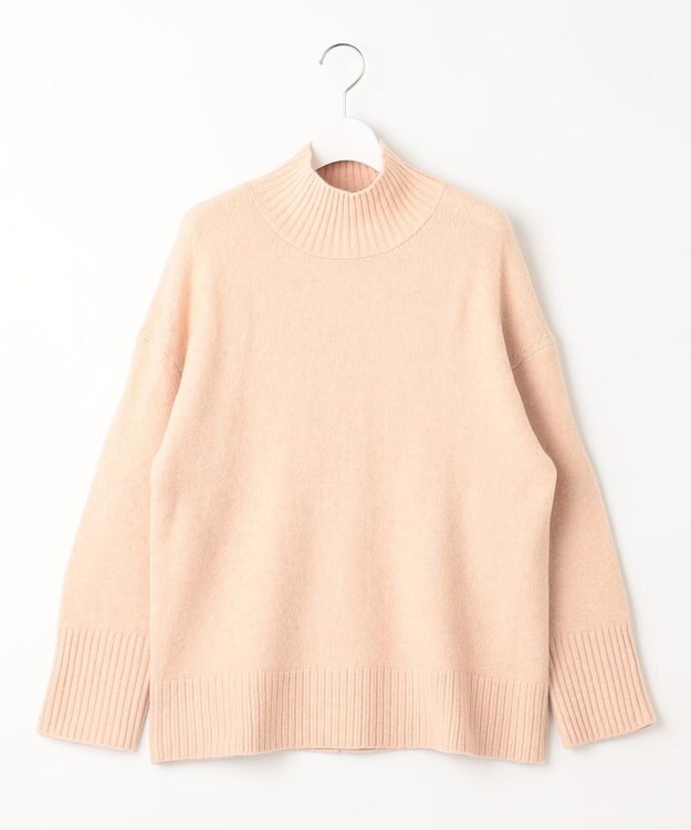 Feroux 【洗える・古畑星夏さん着用】ハイネックニット プルオーバー ピンク系