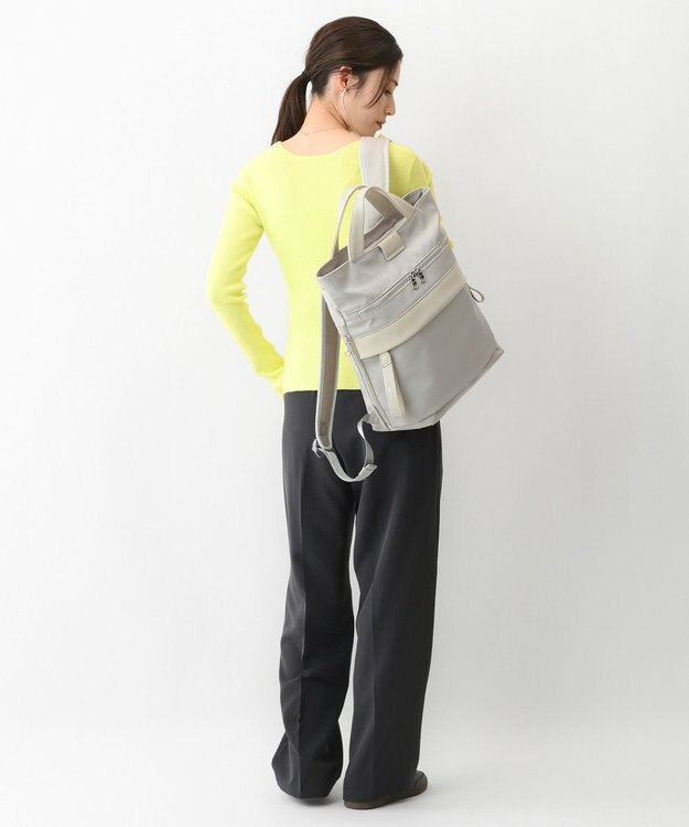 ACE BAGS & LUGGAGE W&.Day/Night サクテ 2WAYリュック A4サイズ 13.3インチPC収納 19021 ダブルアンドデイナイト グレージュ