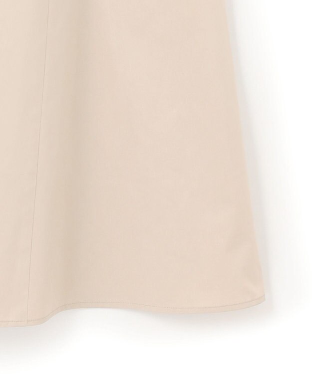 23区 【接触冷感/撥水加工/洗える】ストレッチブロード Vネックワンピース ベージュ系