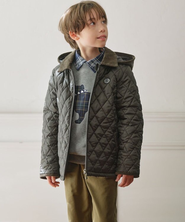 J.PRESS KIDS 【100-130cm】バックブル トレーナー グレー系