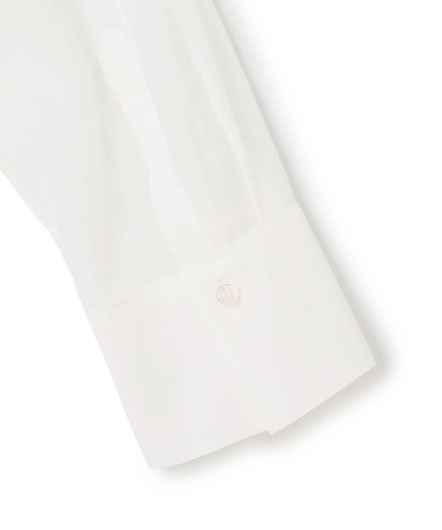 BEIGE， GALENA / コットンレースバンドカラーシャツ Off