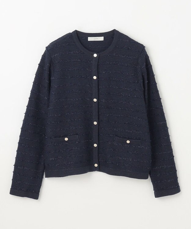 ANY 【ウエストゴム】セレモニーニットセットアップ ネイビー