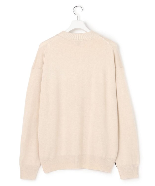 J.PRESS YORK STREET 【UNISEX】ハイゲージクルーネック ニット アイボリー系