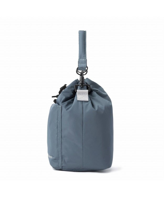 ZERO HALLIBURTON 【雑誌掲載】 DICROS SOLOシリーズ 巾着ショルダーバッグ ZHG-B DS 85006 レイクブルー