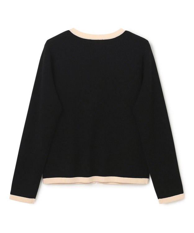 TOCCA 【Archive Collection】【洗える！】AURORA KNIT カーディガン ブラック×ベージュ系