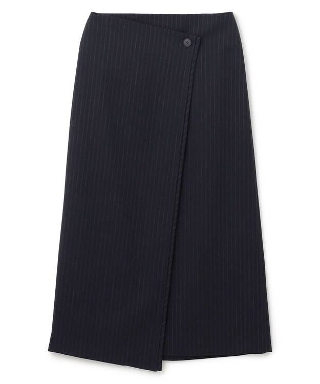 JOSEPH ピンストライプ　スカート Navy