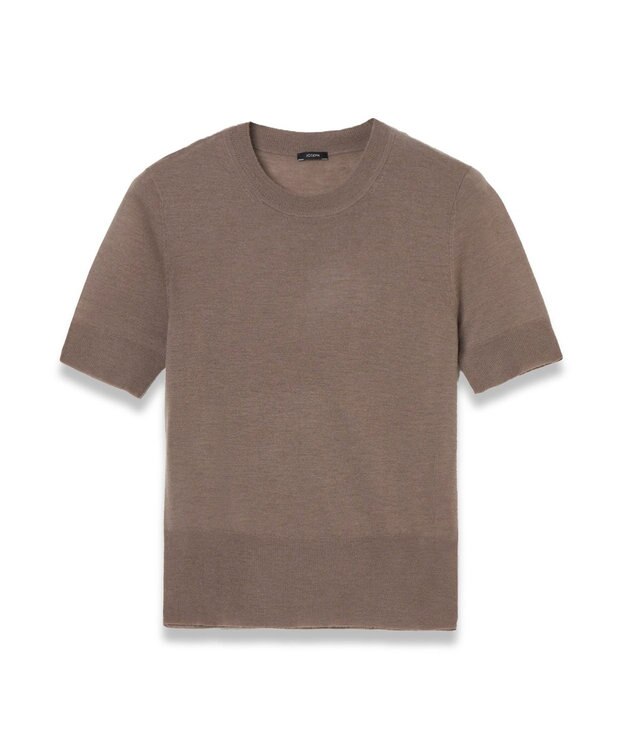 JOSEPH 【洗える】キャッシュエアー　ショートスリーブニット Escargot