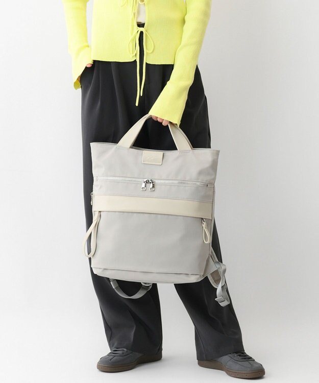 ACE BAGS & LUGGAGE W&.Day/Night サクテ 2WAYリュック A4サイズ 13.3インチPC収納 19021 ダブルアンドデイナイト グレージュ