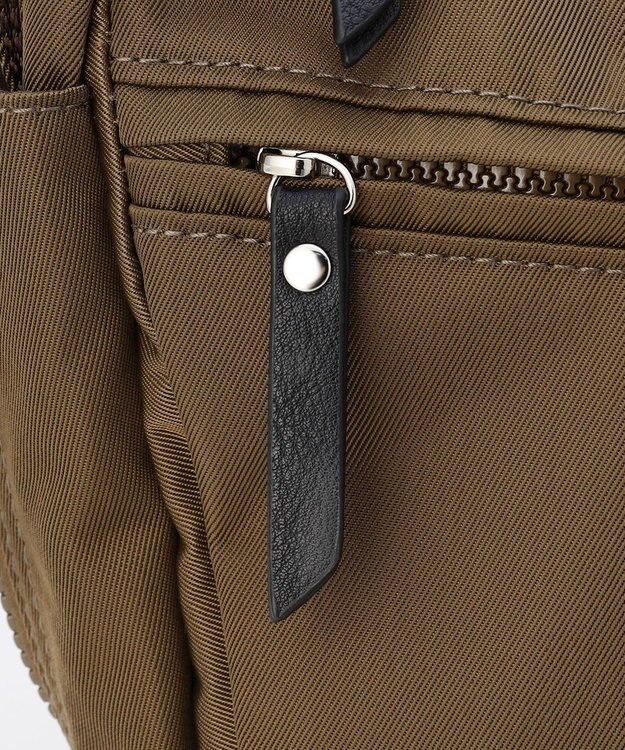 LA BAGAGERIE 【MONICA】サイドジップ2WAYトートバッグ カーキ