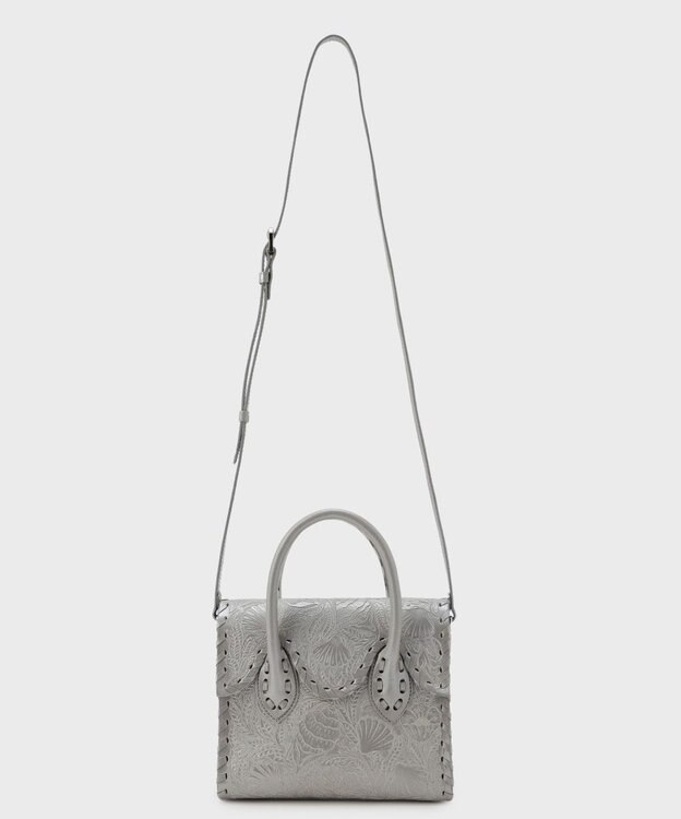 GRACE CONTINENTAL MiniRSHandbag-ga シルバー