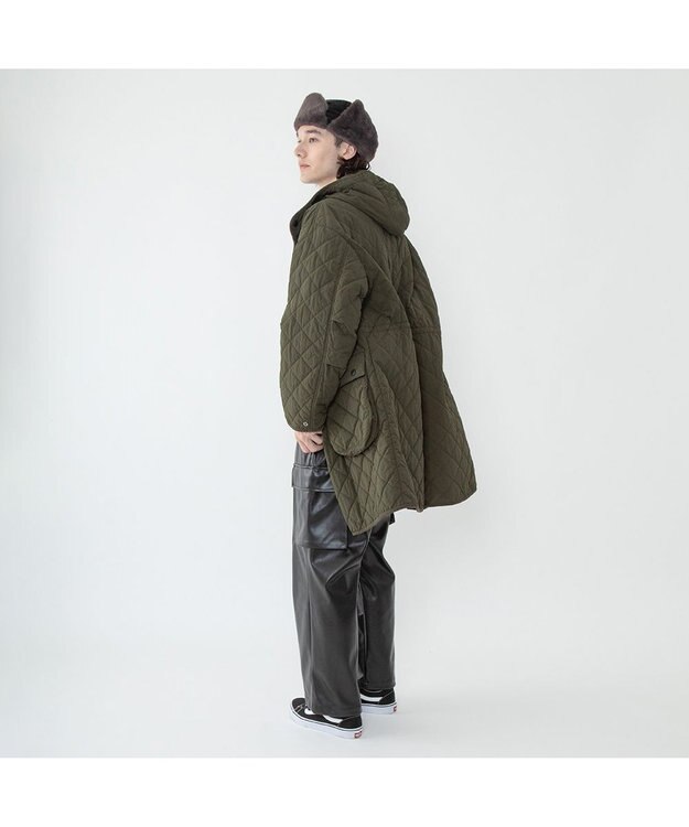 林八百吉商店 un chapeau  コーデュロイアビエイター グレー