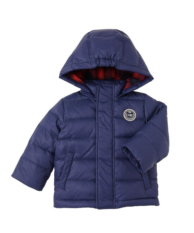 MIKI HOUSE HOT BISCUITS 【80-130cm】 ダウンジャケット 紺
