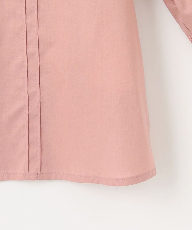 J.PRESS LADIES 【洗える】セルロースライト刺繍  シャツ ブラウス ローズピンク系