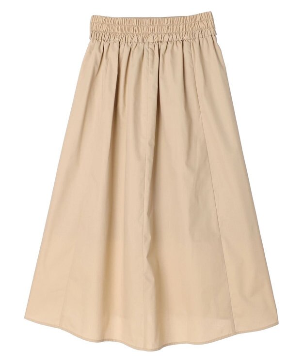 earth music&ecology ウエストリボンヘムスカート Beige