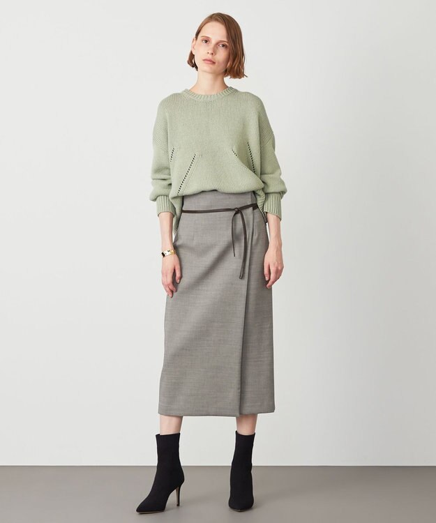 BEIGE， LIART / クルーネックニット Sage