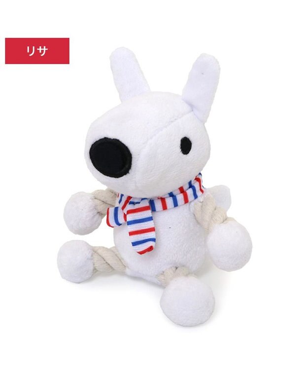 PET PARADISE リサとガスパール お座りトイ  トリコロール マフラー 《リサ》 小型犬 リサ